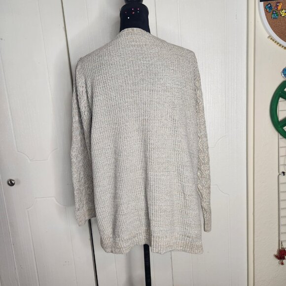 Jeanne Pierre Cable Knit Cream Sweater - Picture 3 of 8